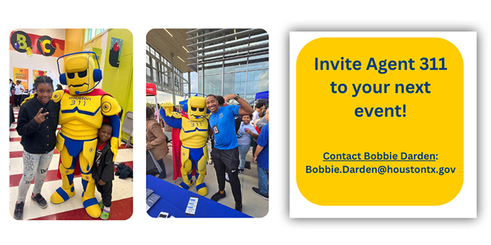 Invite Agent 311 to Your Next Event