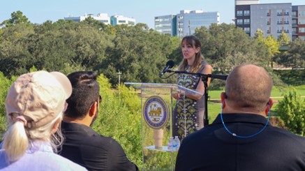 Council Member Kamin Speaking