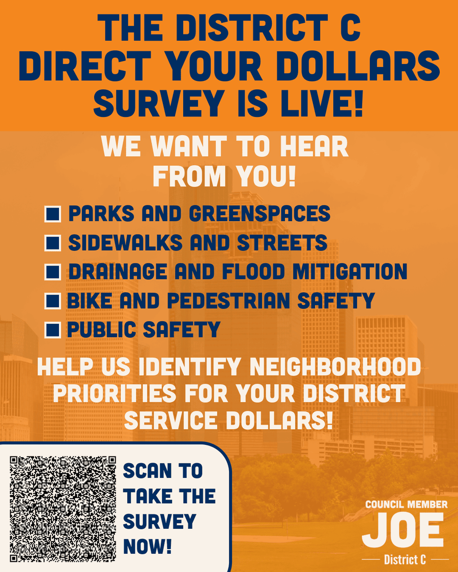 The District C Direct Your Dollars Survey is live. Click to learn more and take the survey.