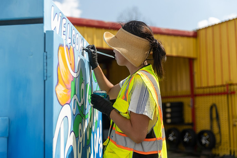 Mini Mural in Bonita Gardens