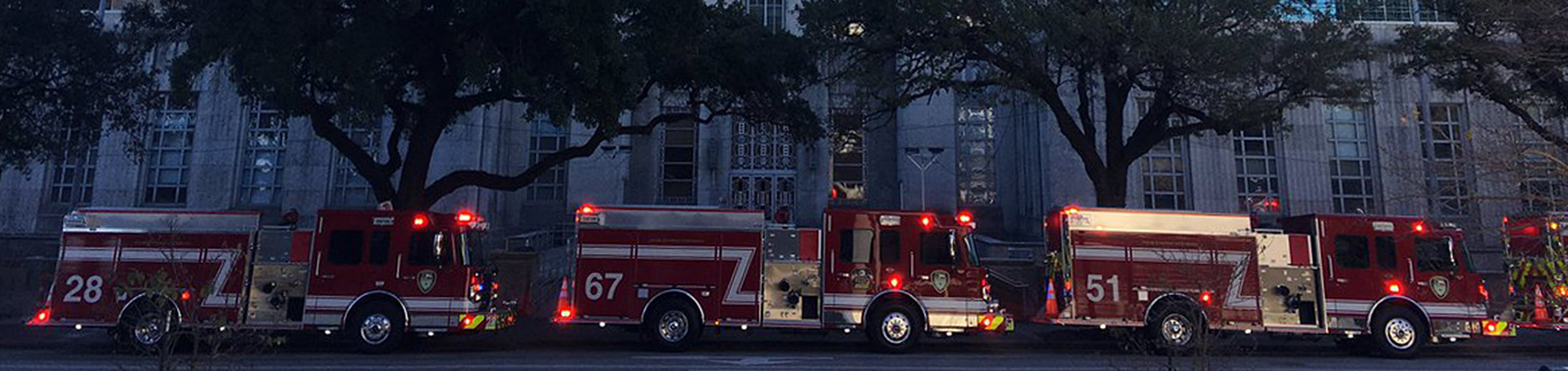 HFD units parked in front of City Hallr