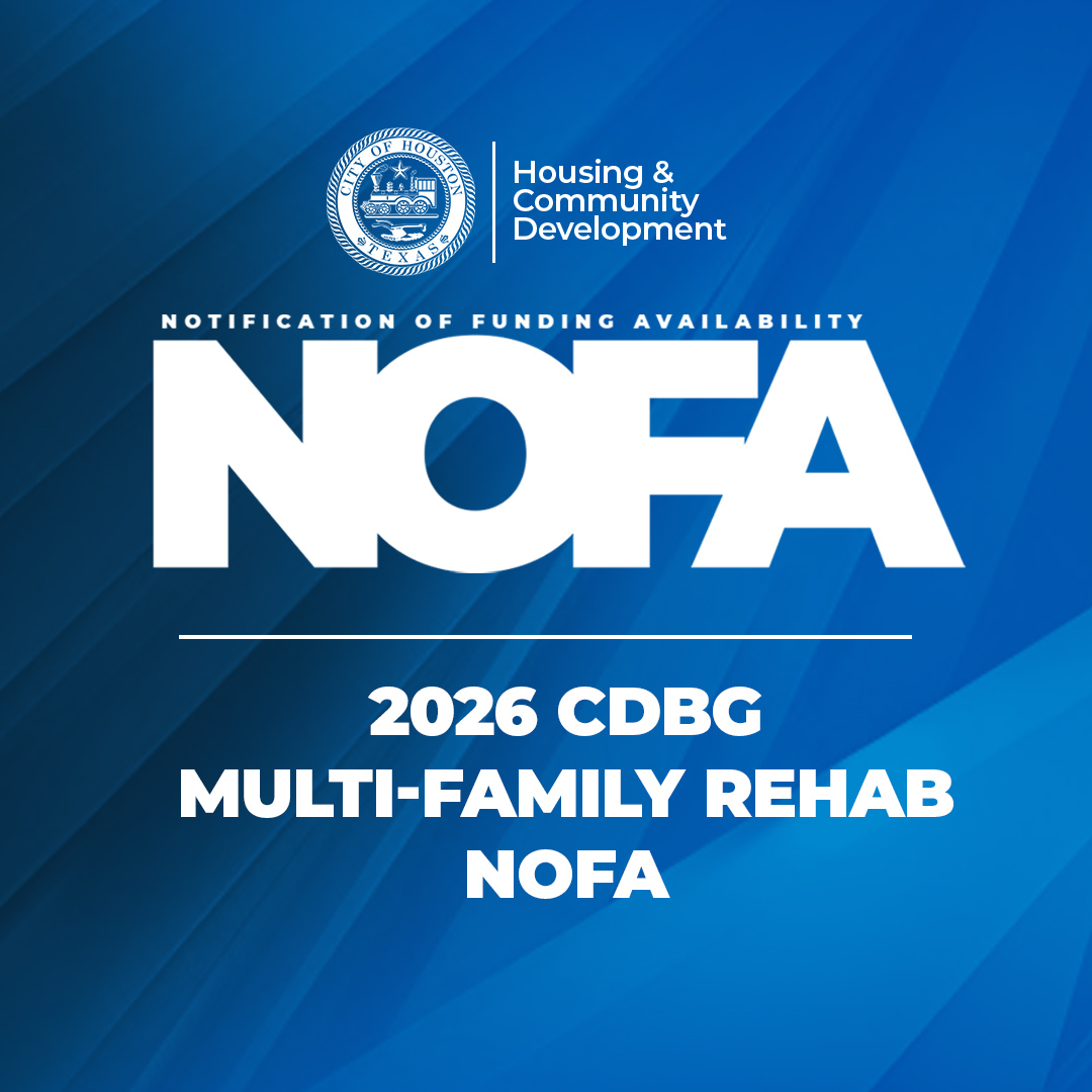 2026 CDBG Multifamily Rehab NOFA