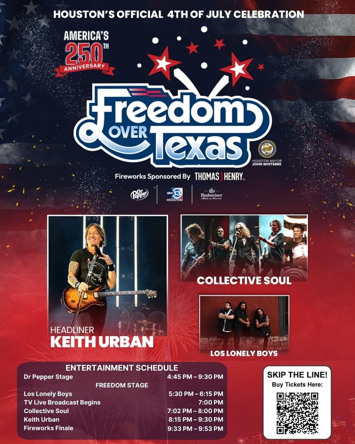 Freedom Over Texas 2026 Entertainment Schedule