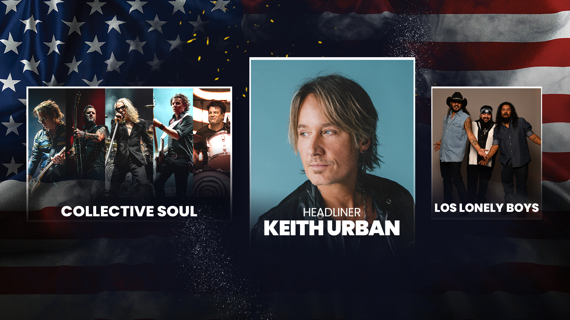 Freedom Over Texas 2026 Entertainment - Headliner Keith Urban, Collective Soul, Los Lonely Boys