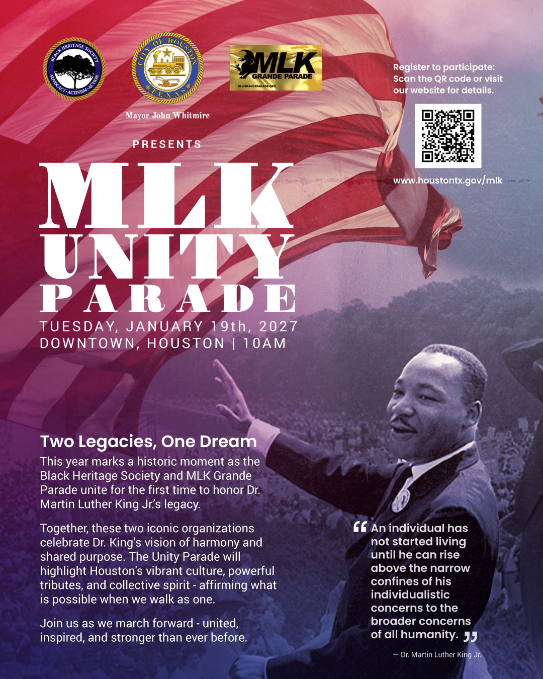MLK Unity Parade Flyer