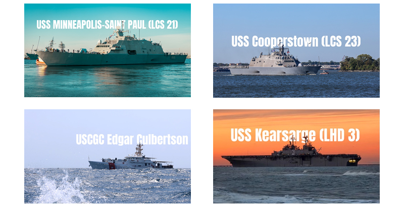 Four Ships Coming to Fleet Week Houston