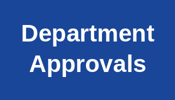 Department Approvals