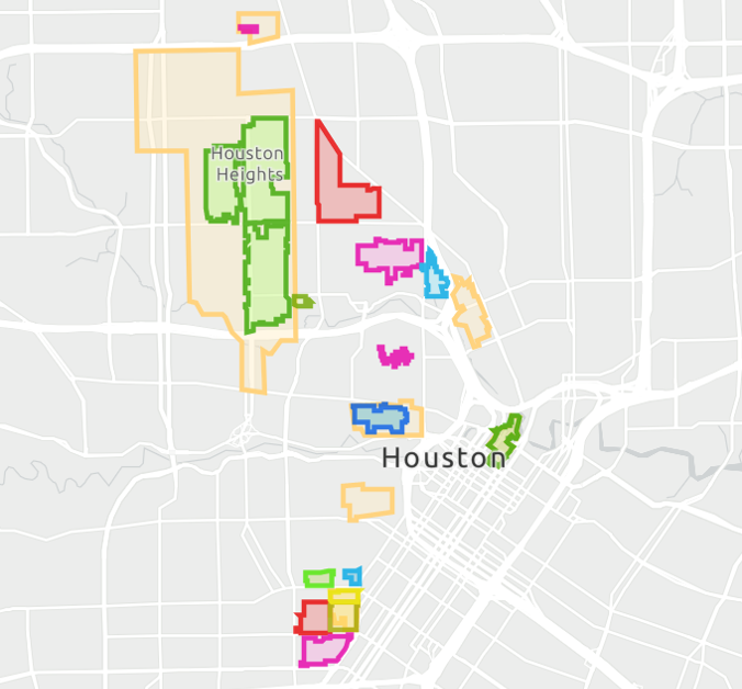 Historic Districts Map