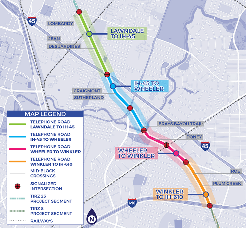 Telephone Road Project Graphic