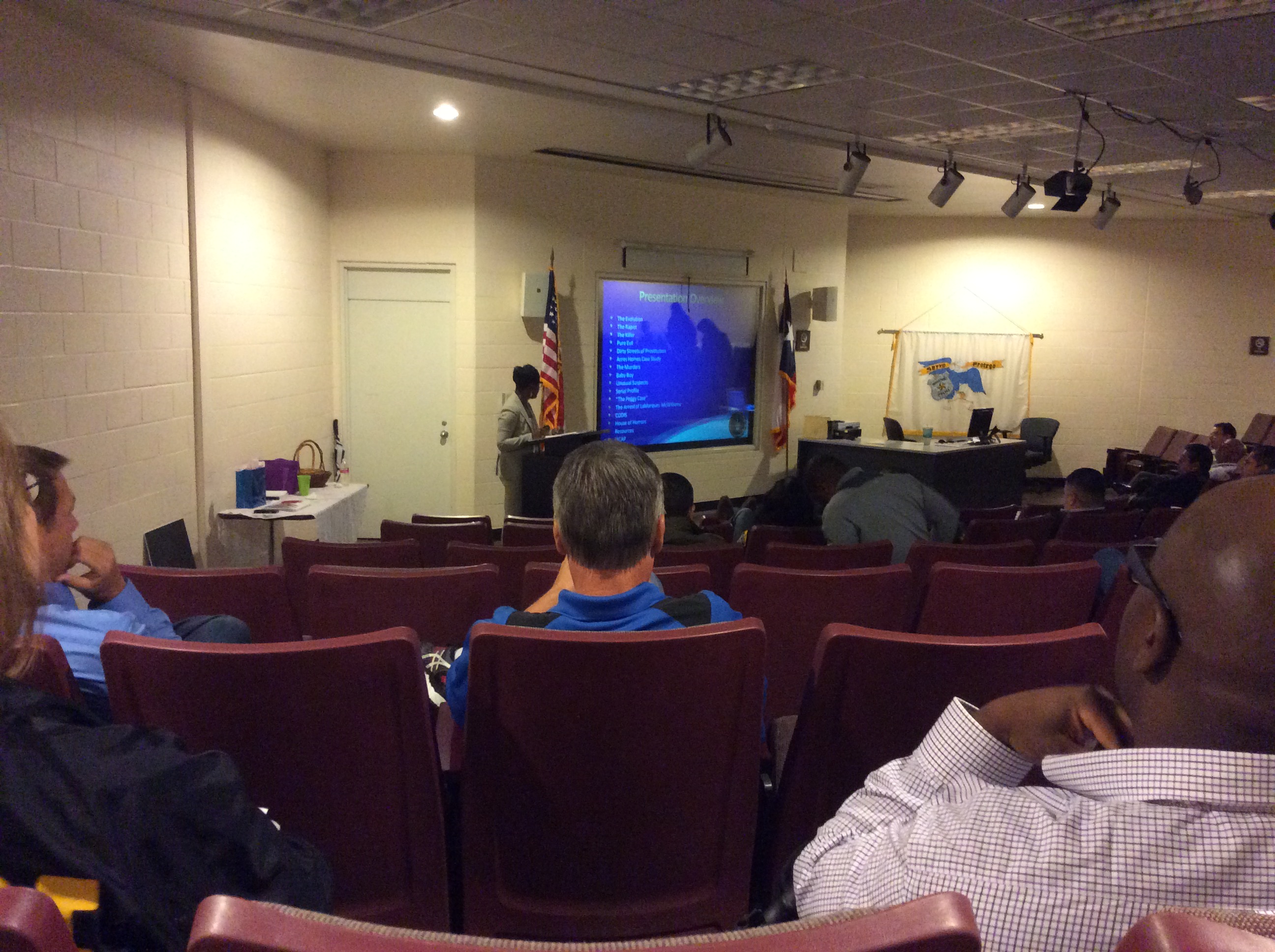 HPD investigative divisions, as well as members of the Harris County Institute of Forensic Sciences and the FBI, partnered to present a two-day seminar